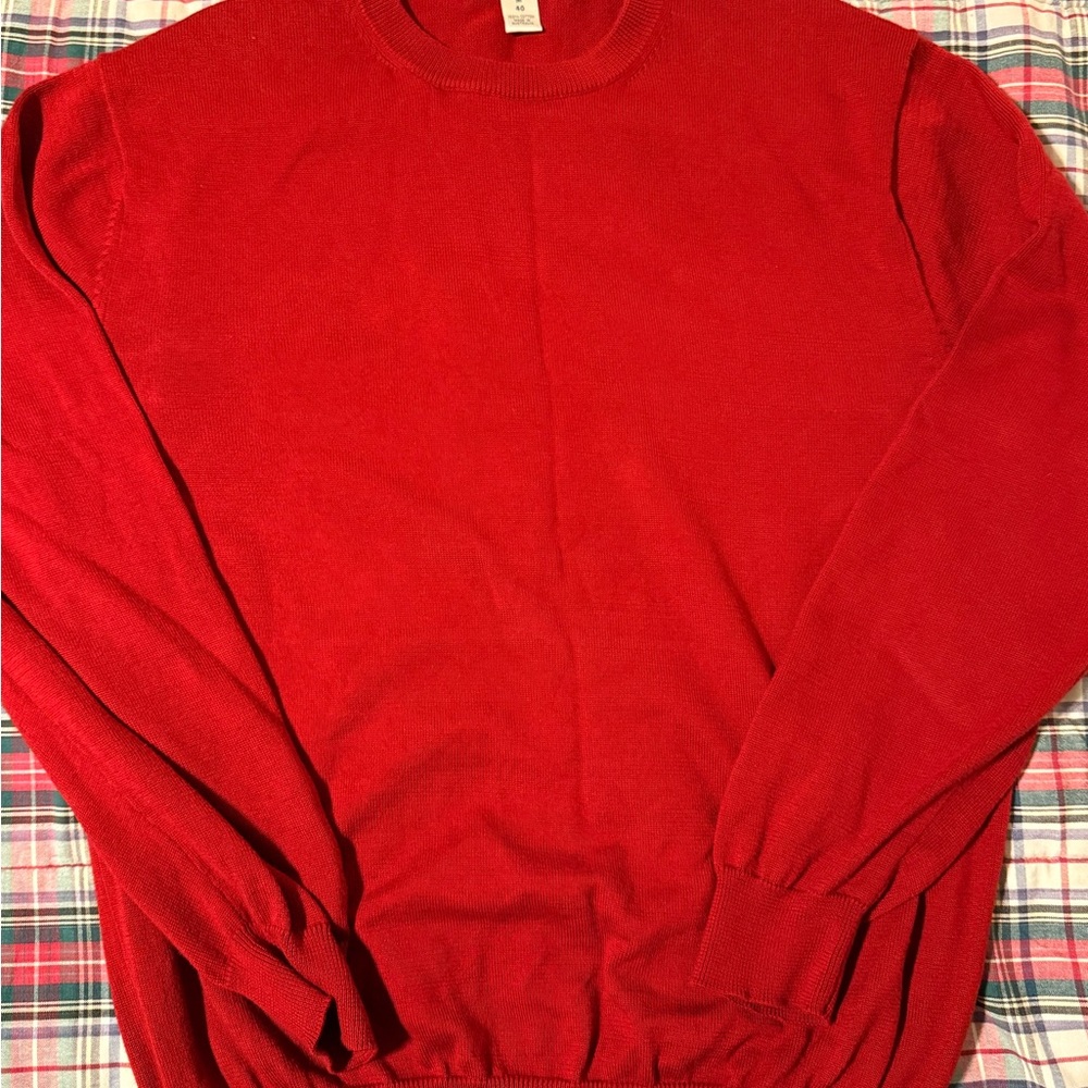 Turnbury Classic cotton Red Men's Sweater